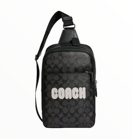 Coach Coach Westway Pack In Colorblock Signature Canvas with Coach Patch
