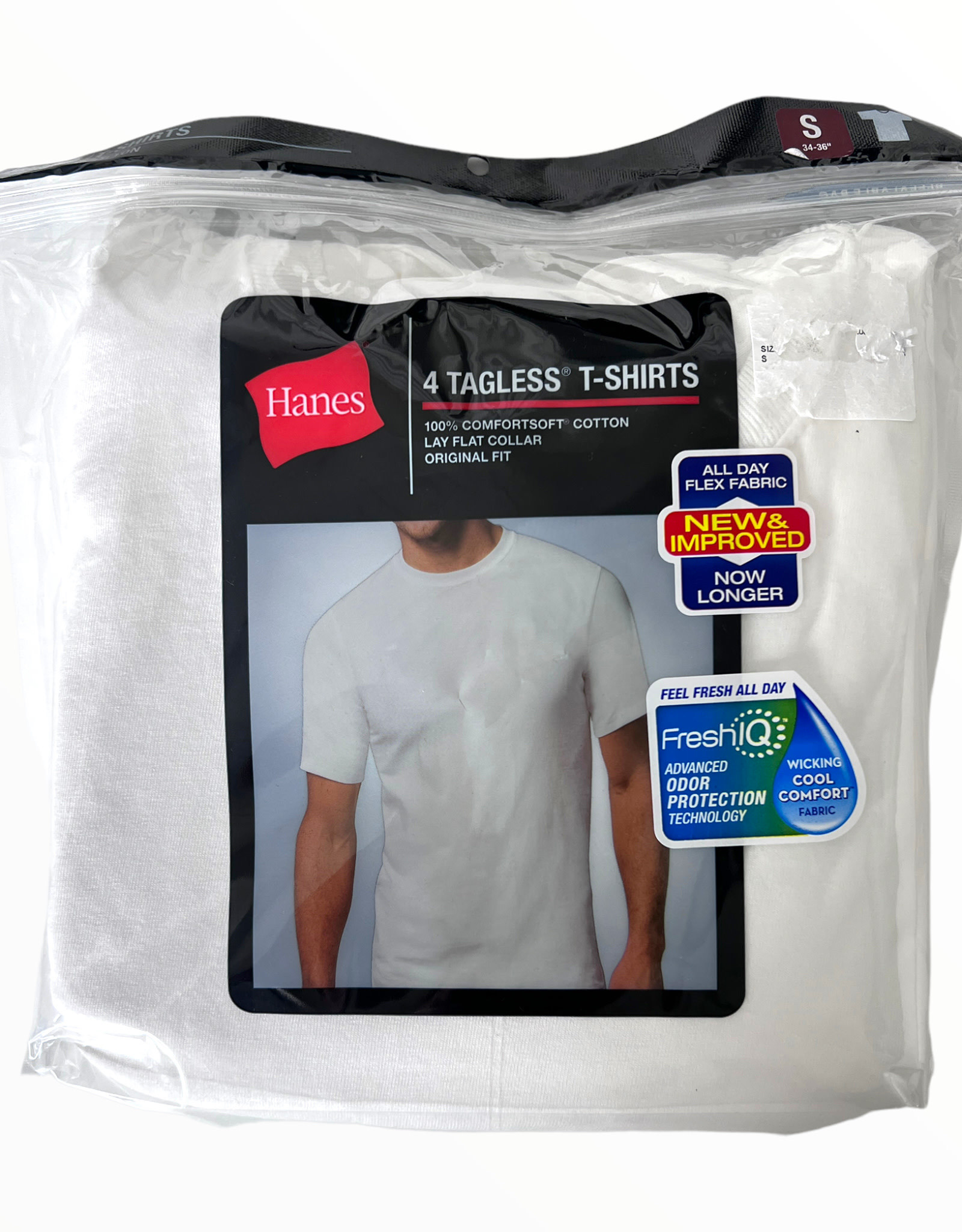Hanes tagless shop tee sizing