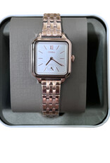 Fossil Fossil Lady’s Watch Squared Face Mother of Pearl Rose Gold Bracelet
