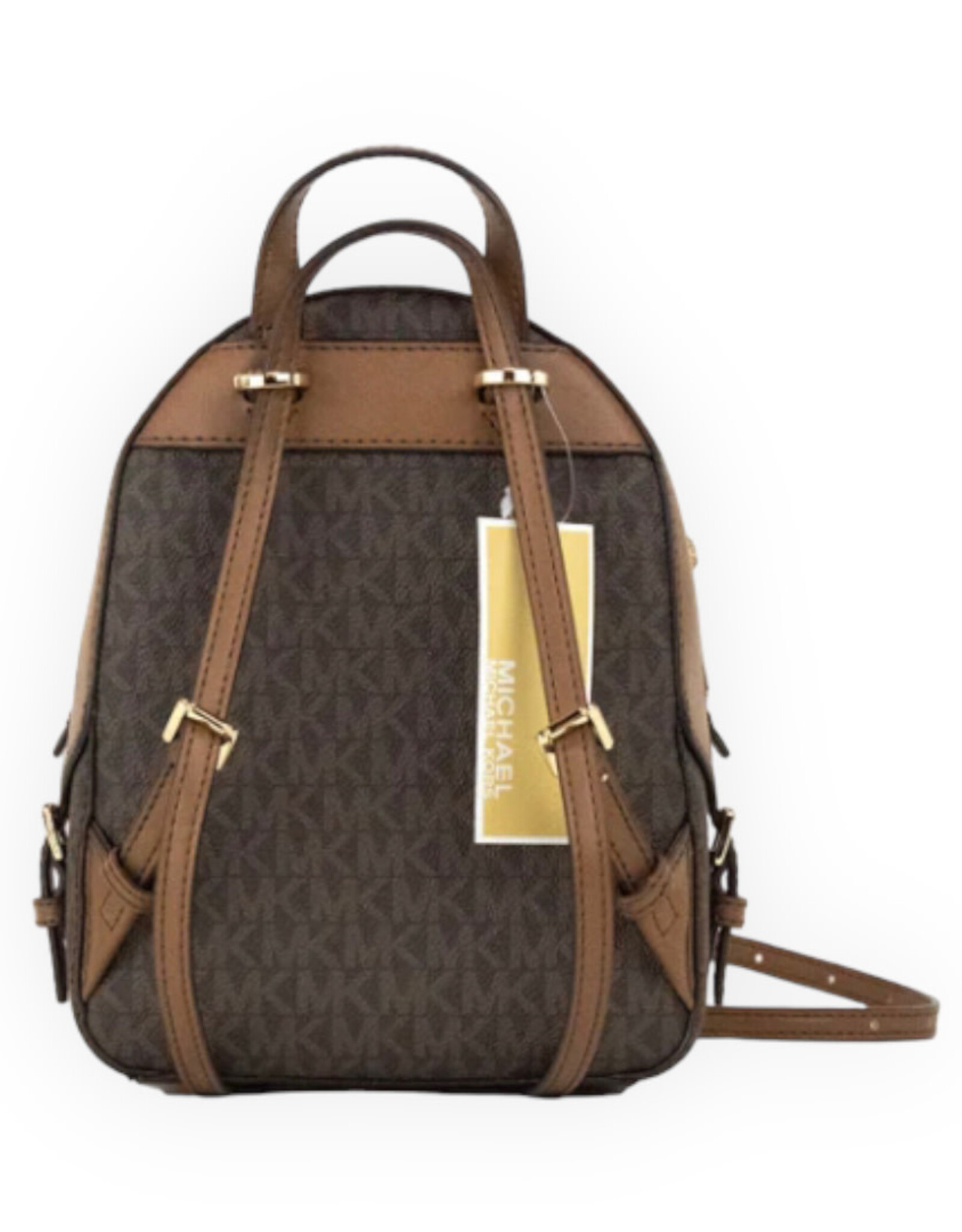 Michael Kors Michael Kors Jaycee Backpack XS Zip Pocket Sig PVC Inner Slip Pockets Top Handle Adjustable Shoulder Strap  Convertible Straps Outer Zip Pocket