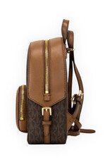 Michael Kors Michael Kors Jaycee Backpack XS Zip Pocket Sig PVC Inner Slip Pockets Top Handle Adjustable Shoulder Strap  Convertible Straps Outer Zip Pocket