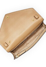 Michael Kors Michael Kors Jet Set Travel Envelope Crossbody Bag Small Saffiano Leather  Gold Tone Hardware 100% Leather Adjustable Strap