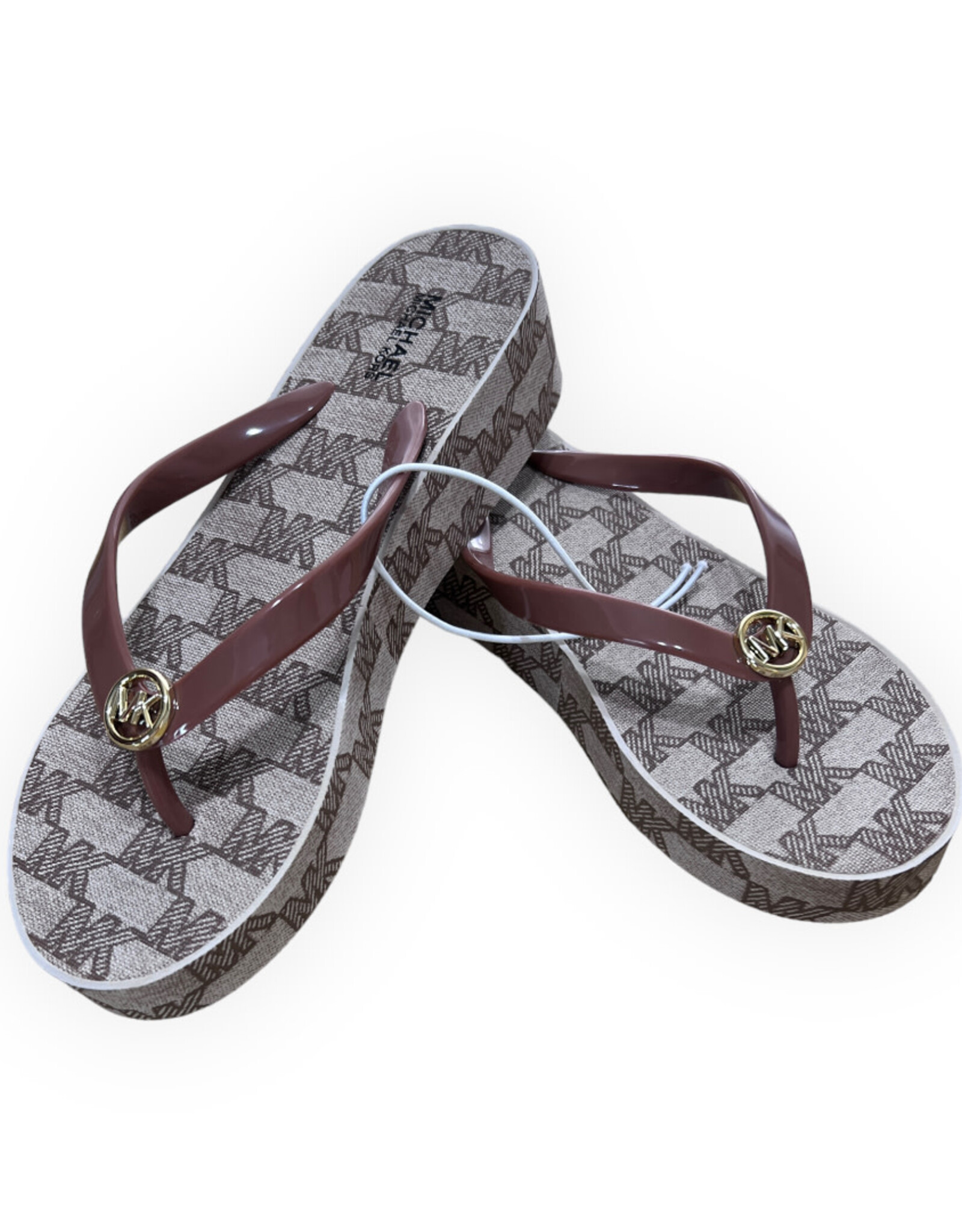 Michael kors bedford hotsell platform flip flops