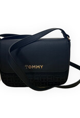 Tommy Hilfiger Tommy Hilfiger Crossbody Leather Canvas Monogram Flap Top