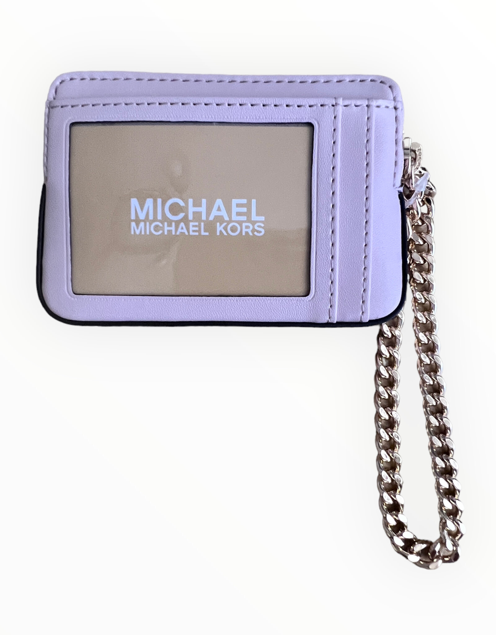 Michael Kors Michael Kors Jet Set Travel Medium Logo Chain Card Case Zip Wallet