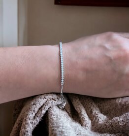 Finaella USA Fashion Jewelry Bracelet Tennis S925 Silver Austria Crystals