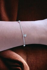 Finaella USA Fashion Jewelry Bracelet Hearts & Round Swarovski Crystals S925