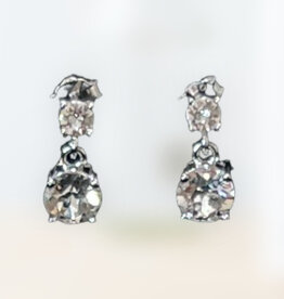 Finaella USA Fashion Jewelry Earring S925 Silver 18K Gold Plated Moissanite Stone