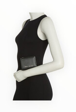 Marc Jacobs Marc Jacobs Compact Bifold Small Wallet Pebbled Leather Zip Compartment