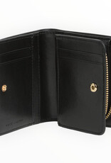 Marc Jacobs Marc Jacobs Compact Bifold Small Wallet Pebbled Leather Zip Compartment