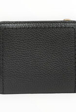 Marc Jacobs Marc Jacobs Compact Bifold Small Wallet Pebbled Leather Zip Compartment