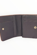 Marc Jacobs Marc Jacobs Compact Bifold Small Wallet Pebbled Leather Zip Compartment