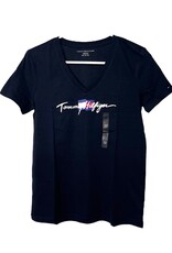 Tommy Hilfiger Tommy Hilfiger Classic Script V-Neck Tee