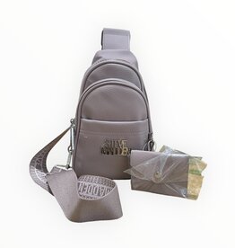 Steve Madden Steve Madden Body Bag Leather Zipped + Removable Coinpurse