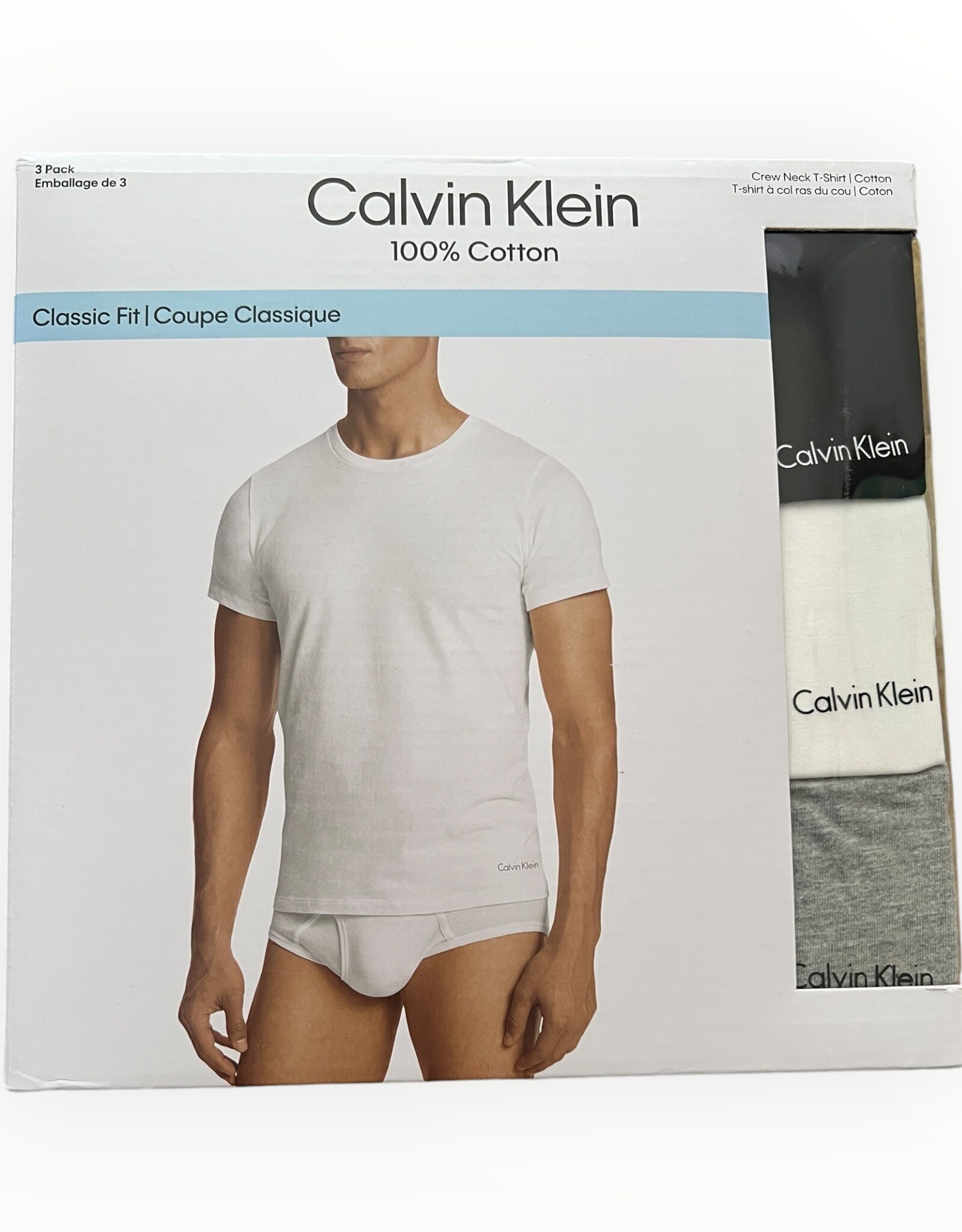 Calvin Klein Calvin Klein 3-Pack Crew Neck T-Shirt 100% Cotton Classic Fit
