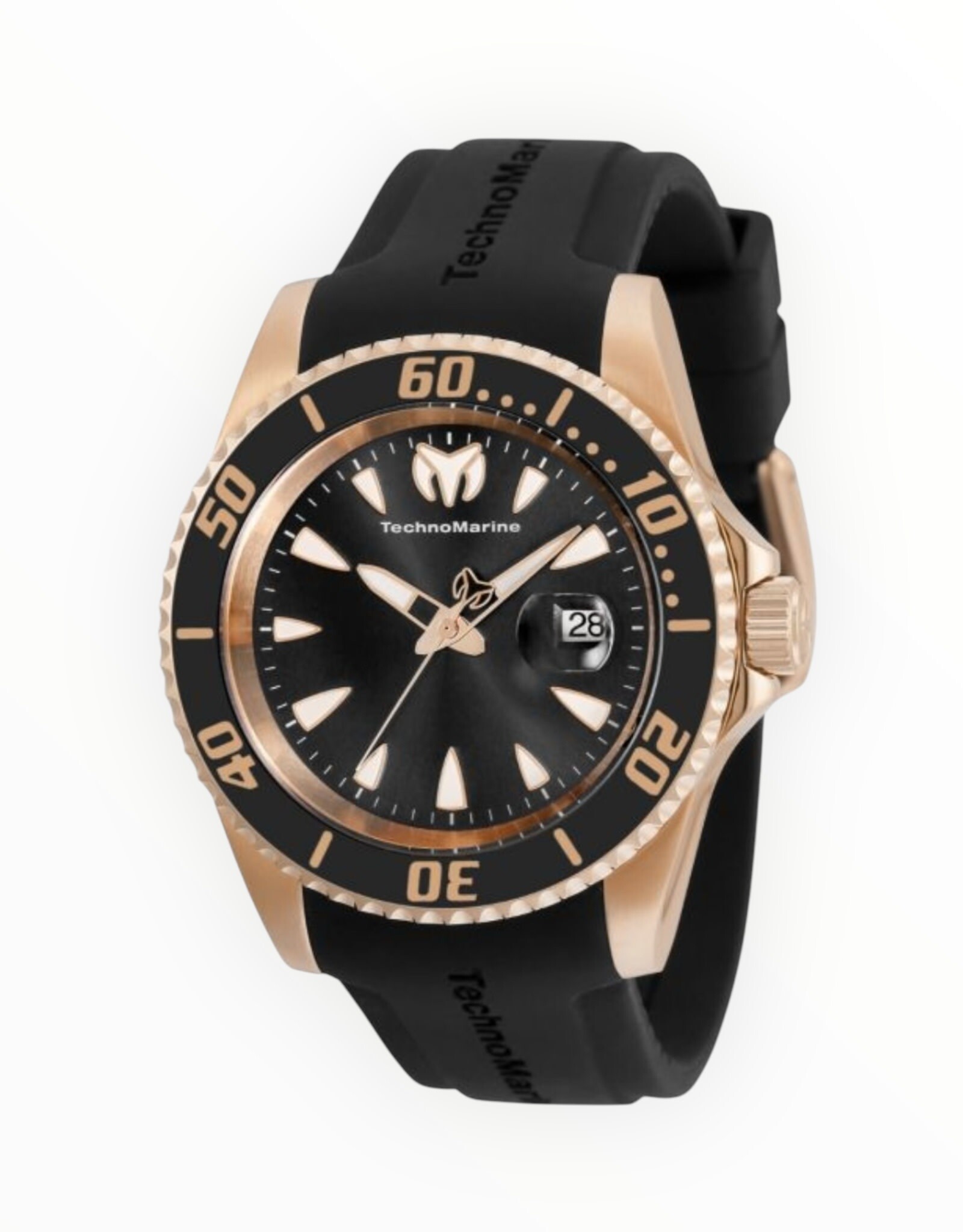 TechnoMarine TechnoMarine Manta Sea Men’s Watch 42mm Black Rose Gold
