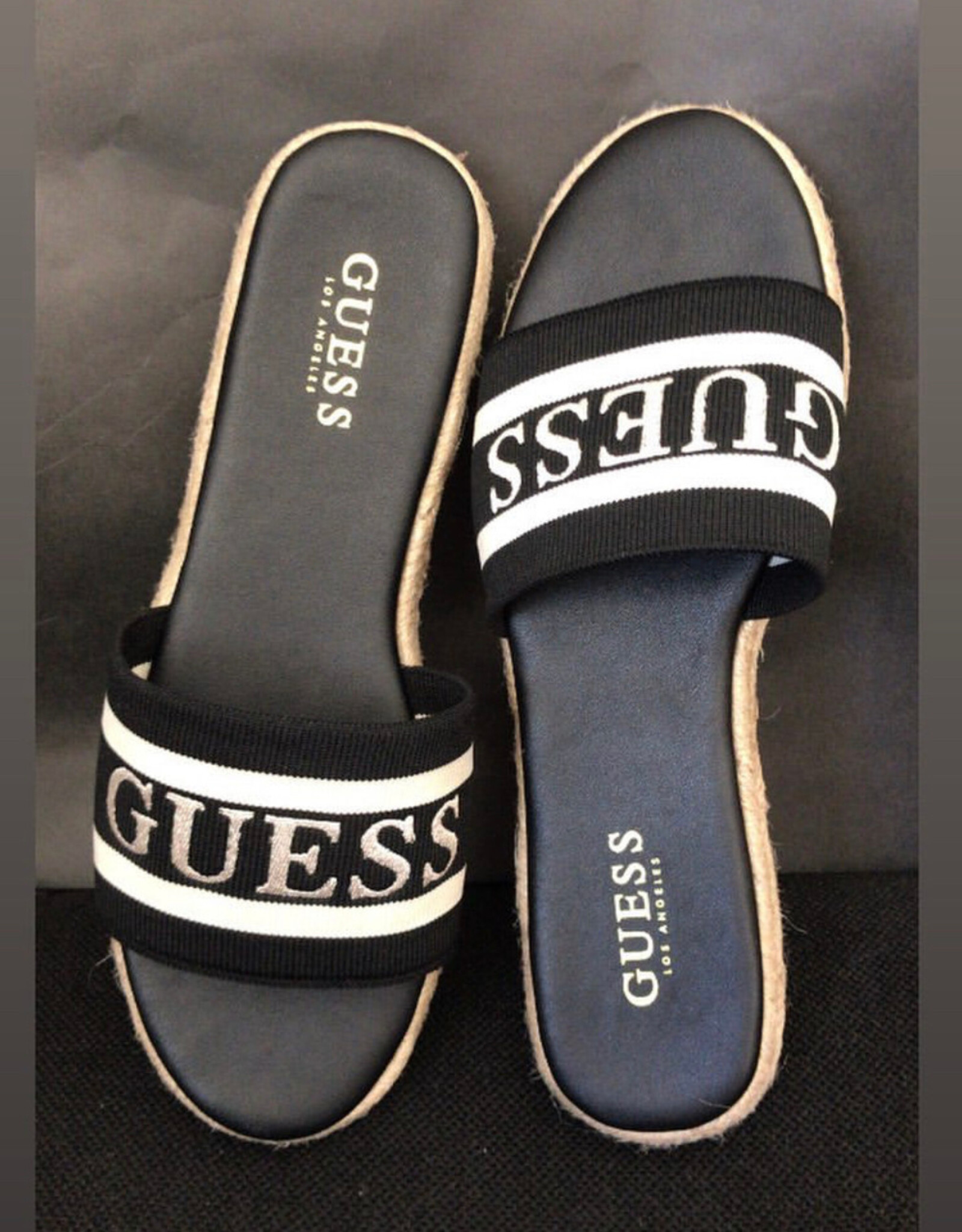 Guess Guess Espadrille Slides GF Carlita