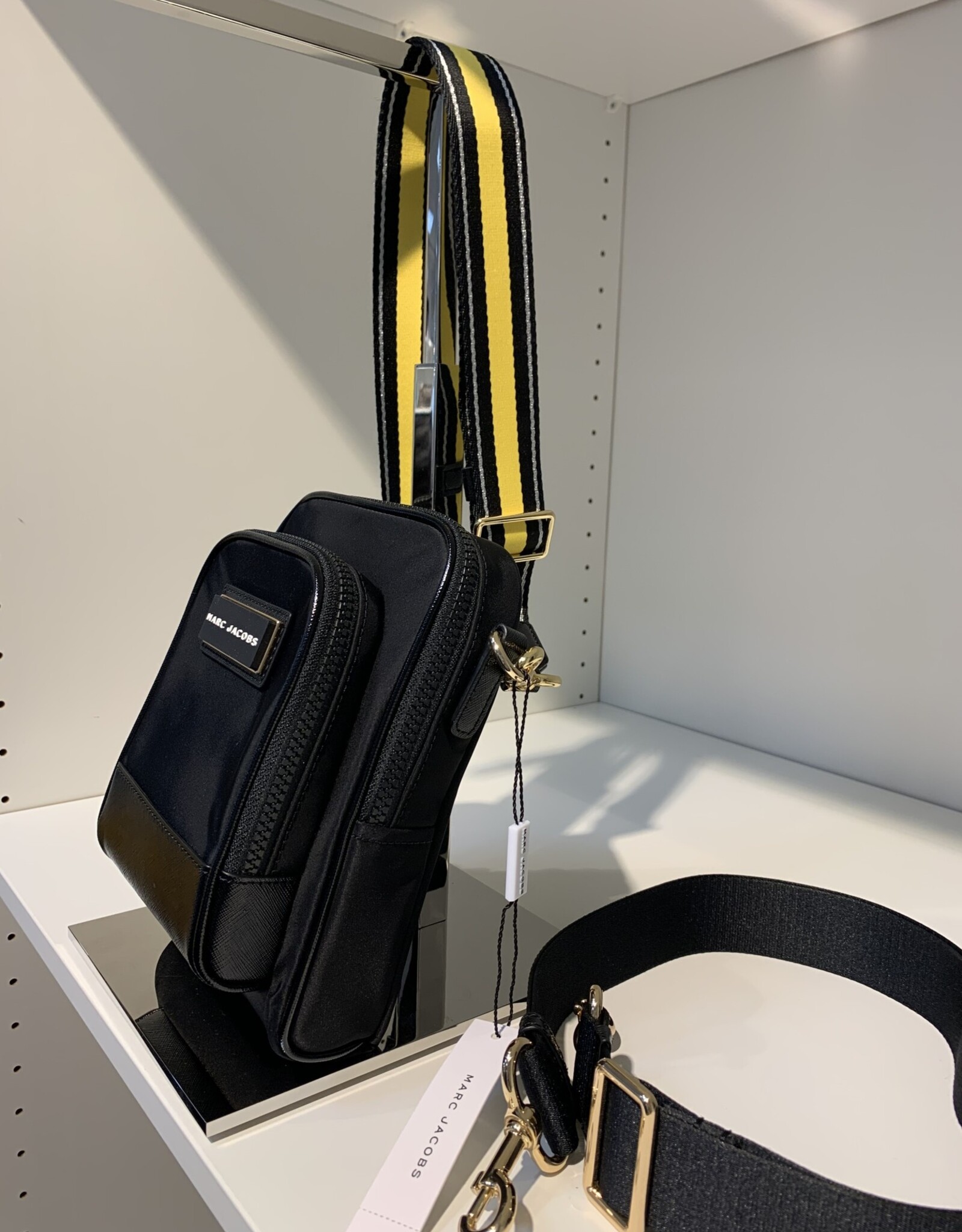 Marc Jacobs Marc Jacobs Mini Crossbody Nylon w/ 2 Compartments + Webbing Strap