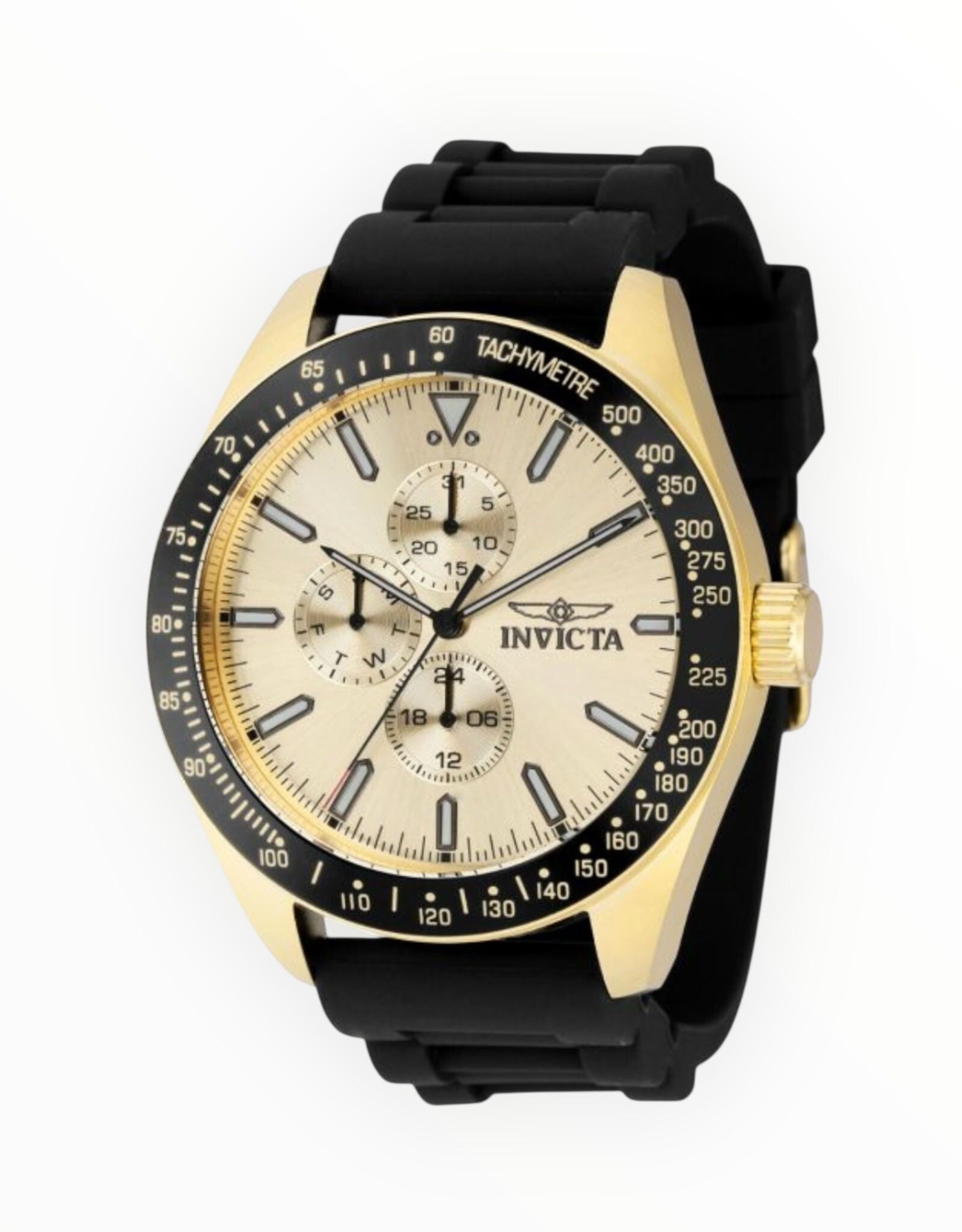 Invicta Invicta Aviator Nomad Men’s Watch Gold Tone Dial Steel Case