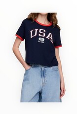 Gap Gap Shrunken Graphic Ringer T-Shirt