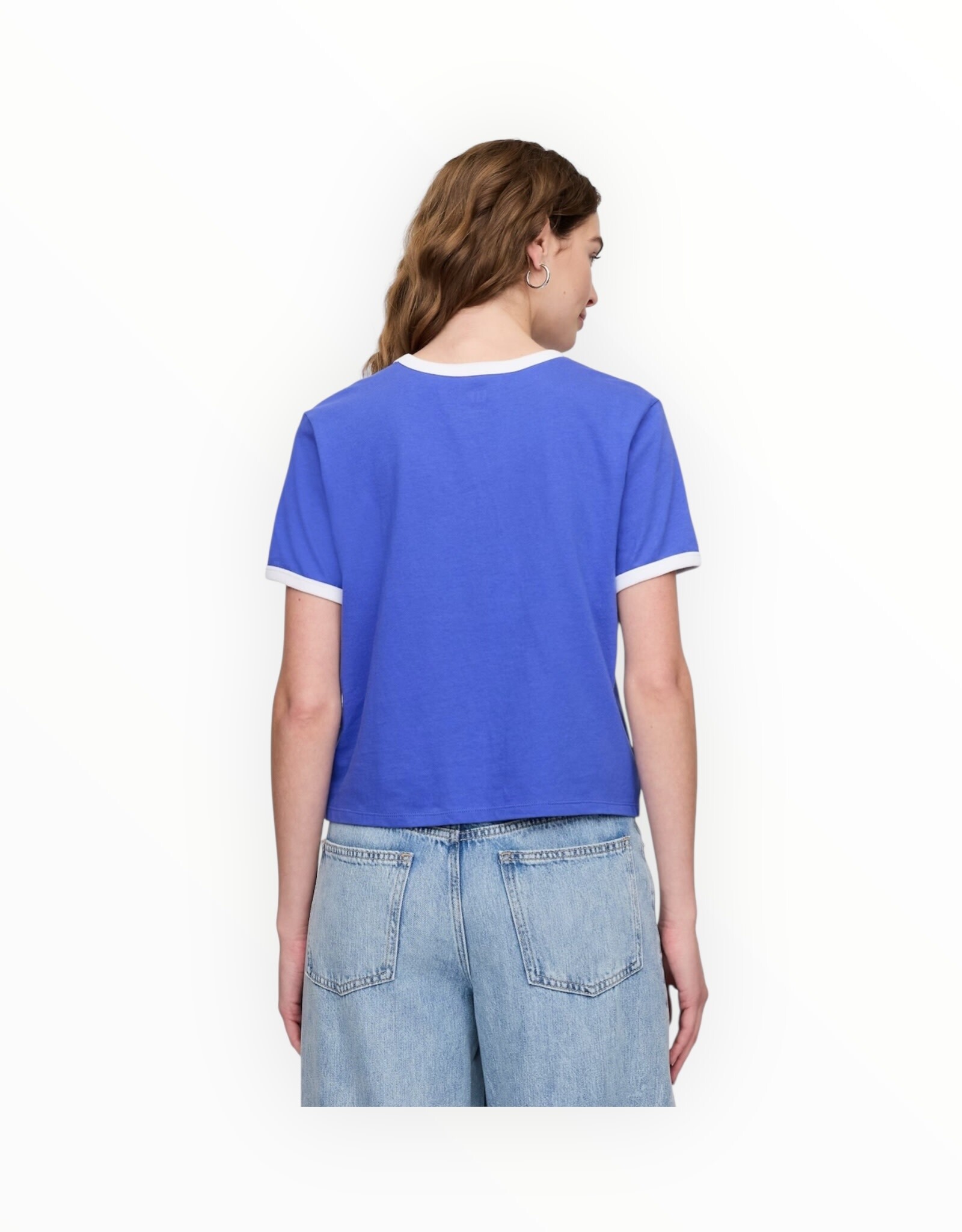 Gap Gap Shrunken Graphic Ringer T-Shirt