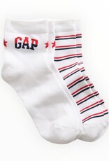 Gap Gap 2-Pack Logo Quarter Crew Socks (One Size Fits All)