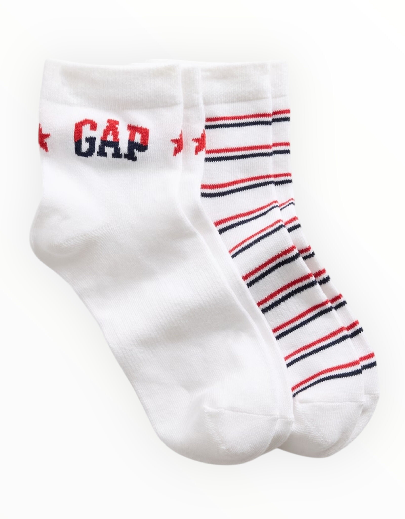 Gap Gap 2-Pack Logo Quarter Crew Socks (One Size Fits All)