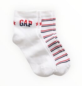 Gap Gap 2-Pack Logo Quarter Crew Socks (One Size Fits All)