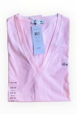 Lacoste Lacoste Women’s T-Shirt V-Neck 100% Cotton