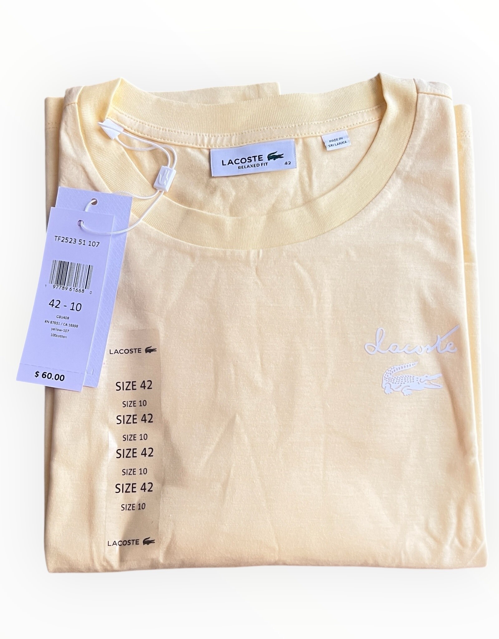 Lacoste Lacoste Women’s Cotton Logo T-Shirt