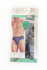 Perry Ellis Perry Ellis 5-Pack Briefs Cotton Stretch