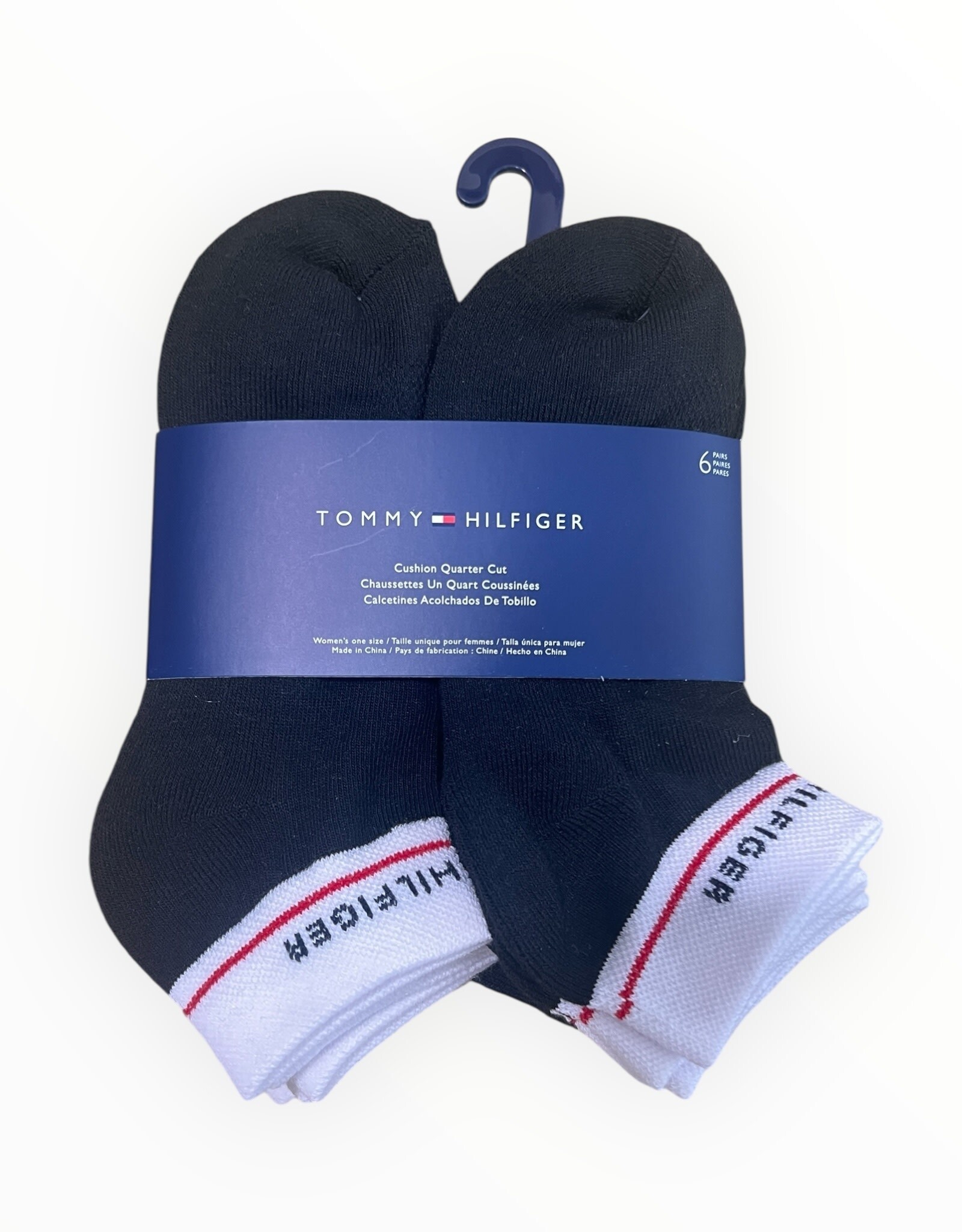 Tommy Hilfiger Tommy Hilfiger 6-Pairs Cushion Quarter Cut Socks