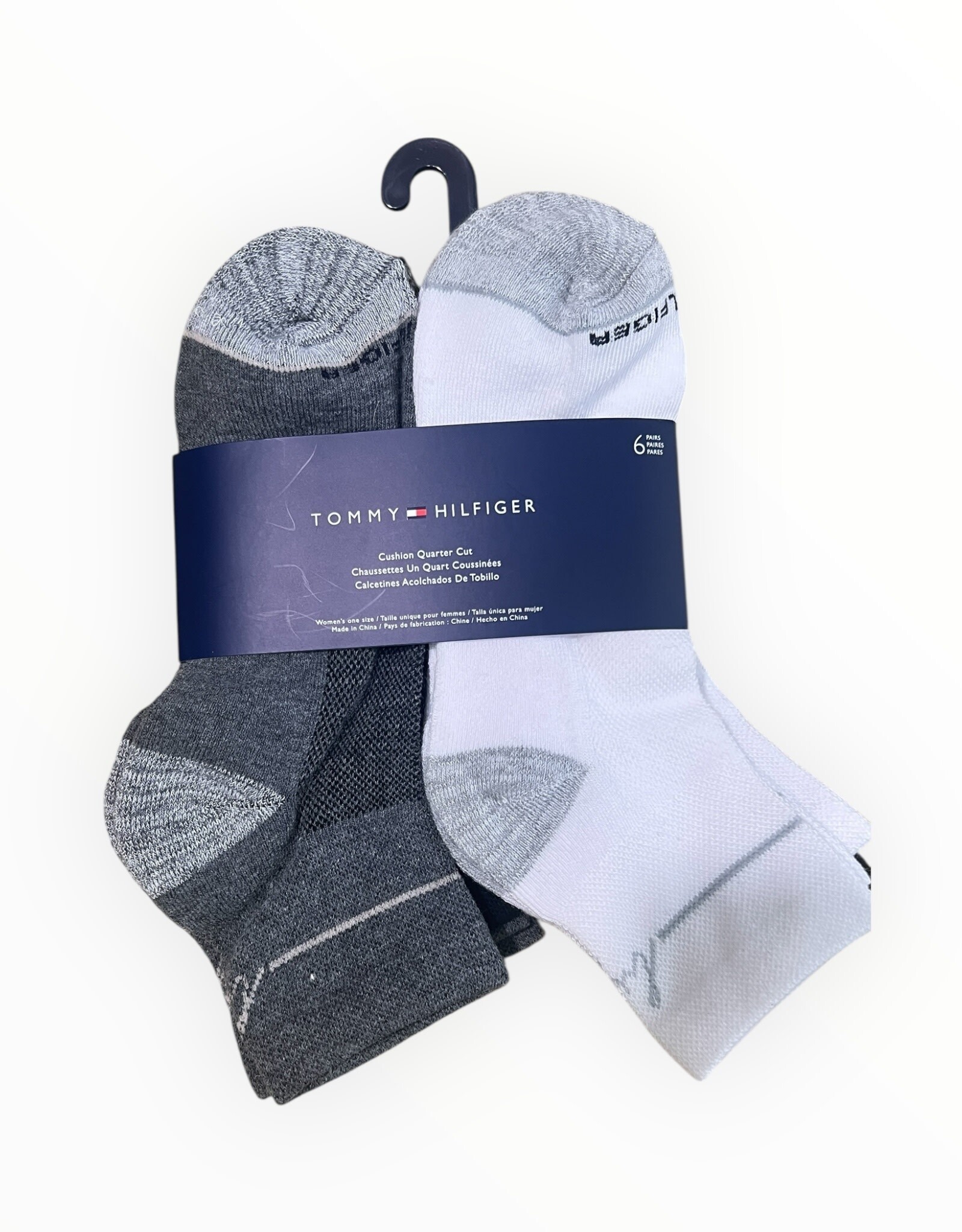 Tommy Hilfiger Tommy Hilfiger 6-Pairs Cushion Quarter Cut Socks