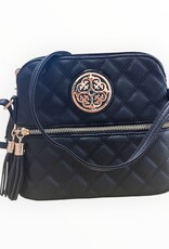 Deluxity Deluxity Crossbody Bag Top Zip Front Zip Pocket with Tassle