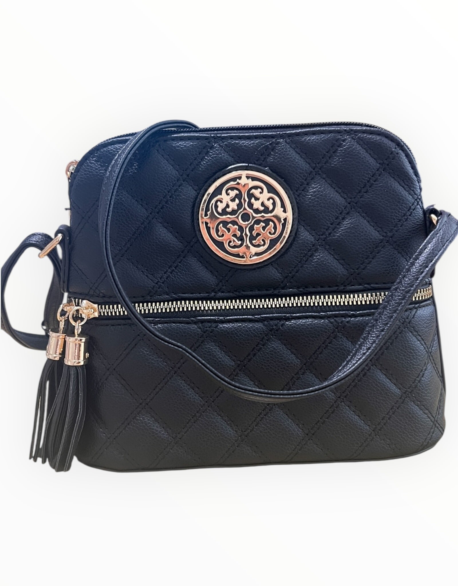 Deluxity Deluxity Crossbody Bag Top Zip Front Zip Pocket with Tassle