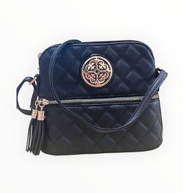 Deluxity Deluxity Crossbody Bag Top Zip Front Zip Pocket with Tassle