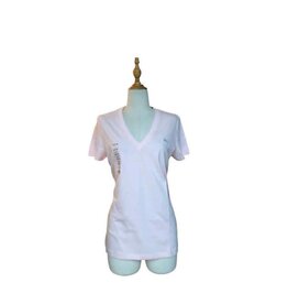 Lacoste Lacoste Women’s T-Shirt V-Neck 100% Cotton