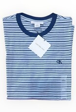 Calvin Klein Calvin Klein Smooth Cotton Crew Neck Striped Tee