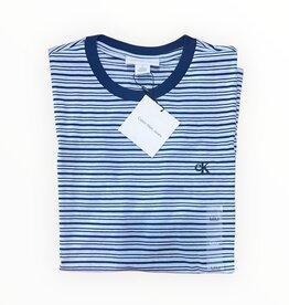 Calvin Klein Calvin Klein Smooth Cotton Crew Neck Striped Tee