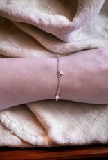 Finaella USA Fashion Jewelry Bracelet Dazzling Round Swarovski Crystals Gold Plated