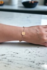 Finaella USA Fashion Jewelry Bracelet Rose Gold Plated Stainless Steel