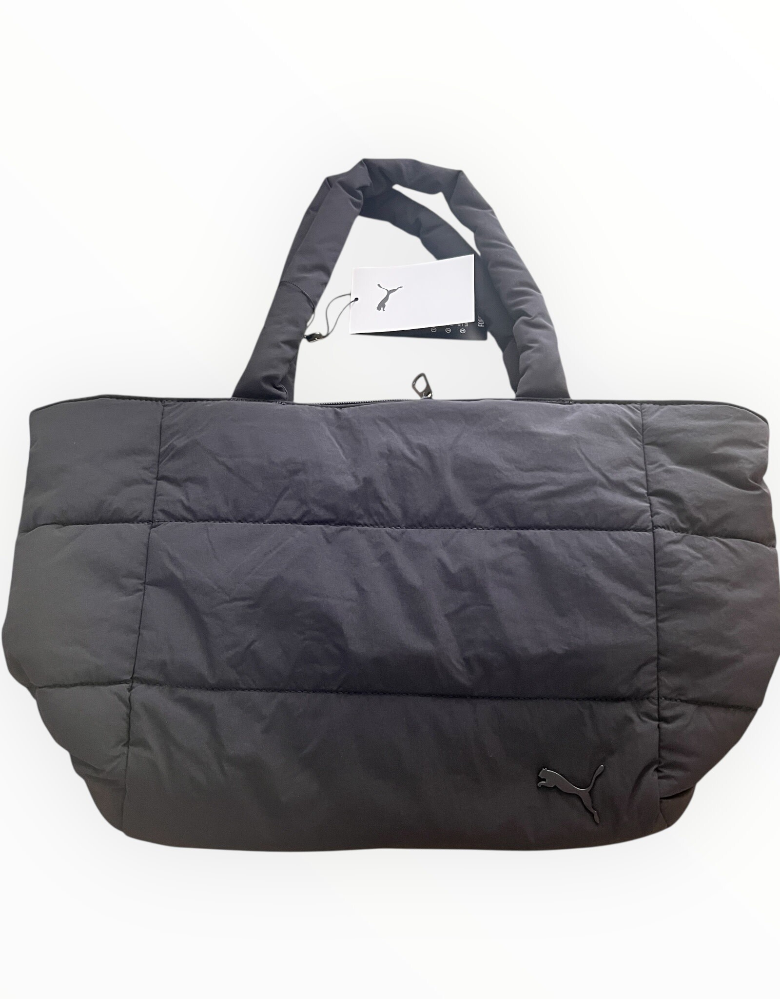 Puma Puma Tote Padded Zip Closure Interior Slip Pocket