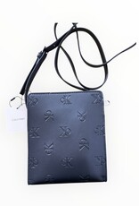 Calvin Klein Calvin Klein Embossed Leather Phone Crossbody