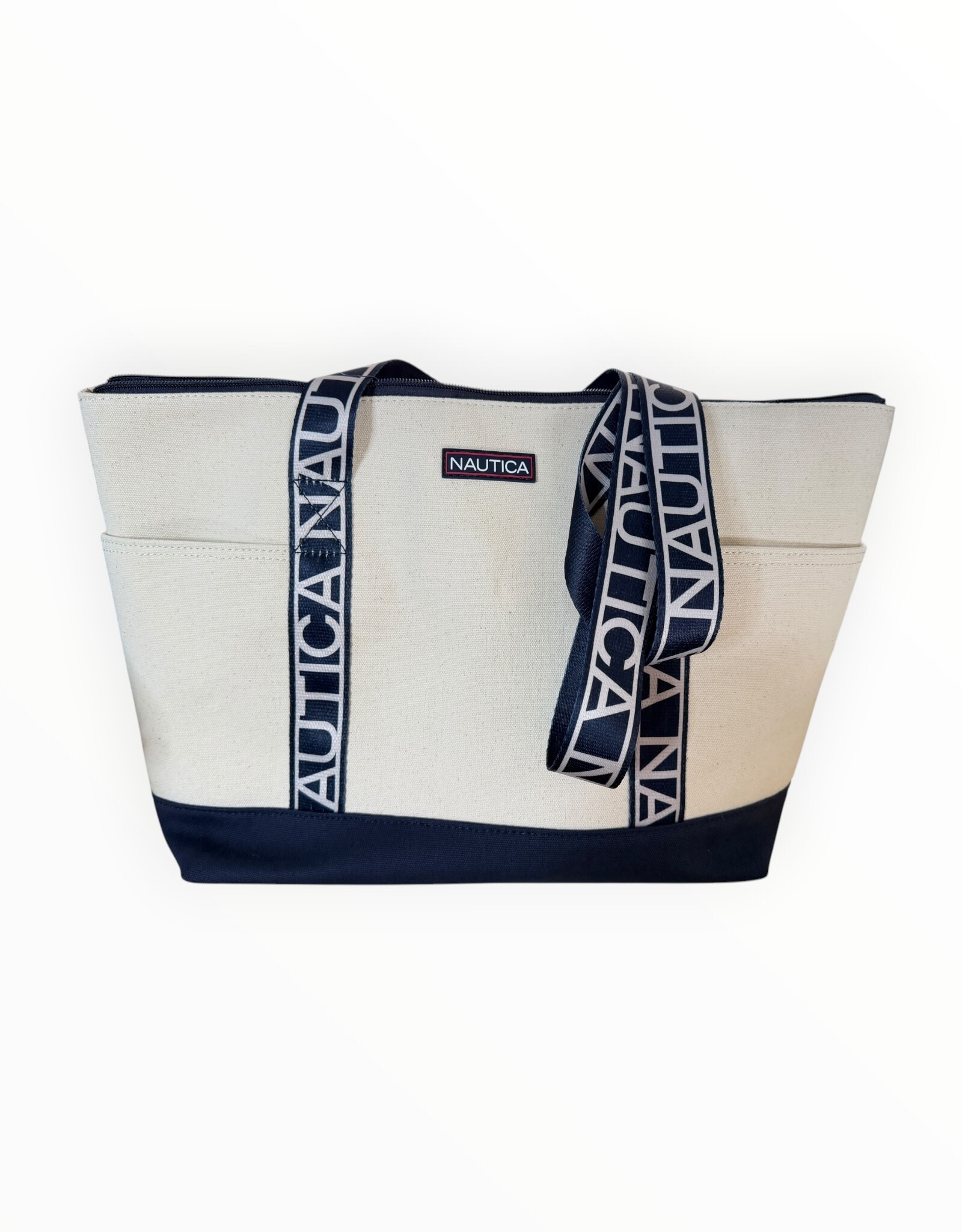 Nautica Nautica Canvas Tote Top Zip