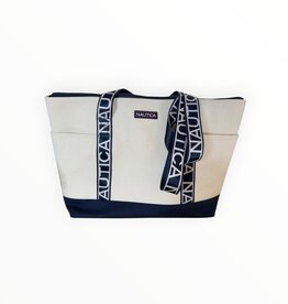 Nautica Nautica Canvas Tote Top Zip