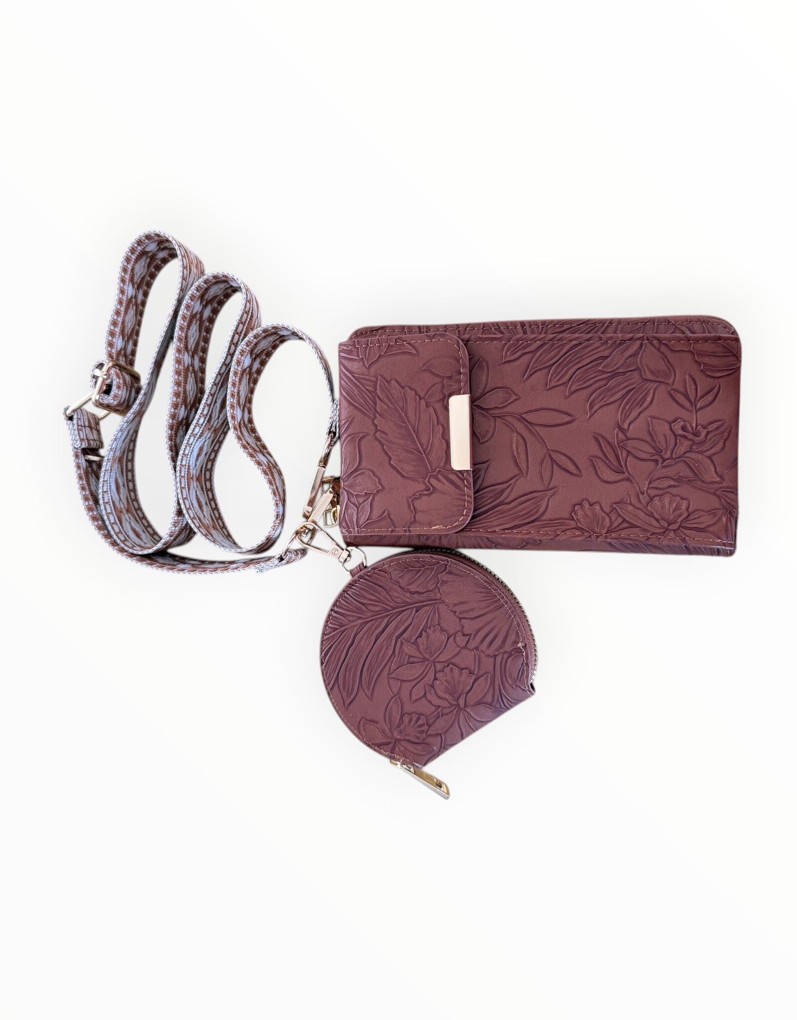 Alyssa Alyssa Crossbody Phone Case / Wallet + Coin Purse Leather