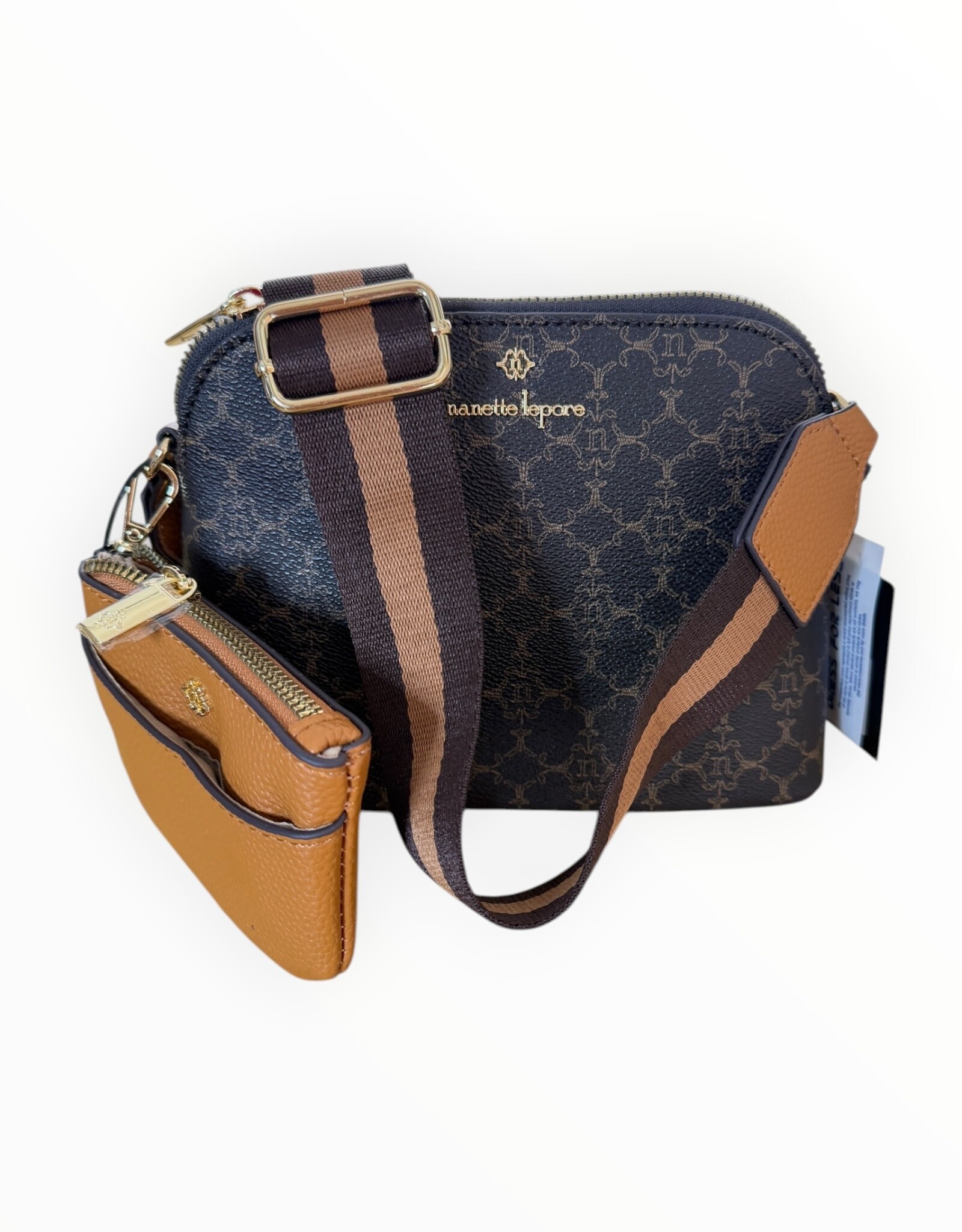 Nanette Lepore Nanette Lepore Crossbody + Coinpurse Top Zip Leather