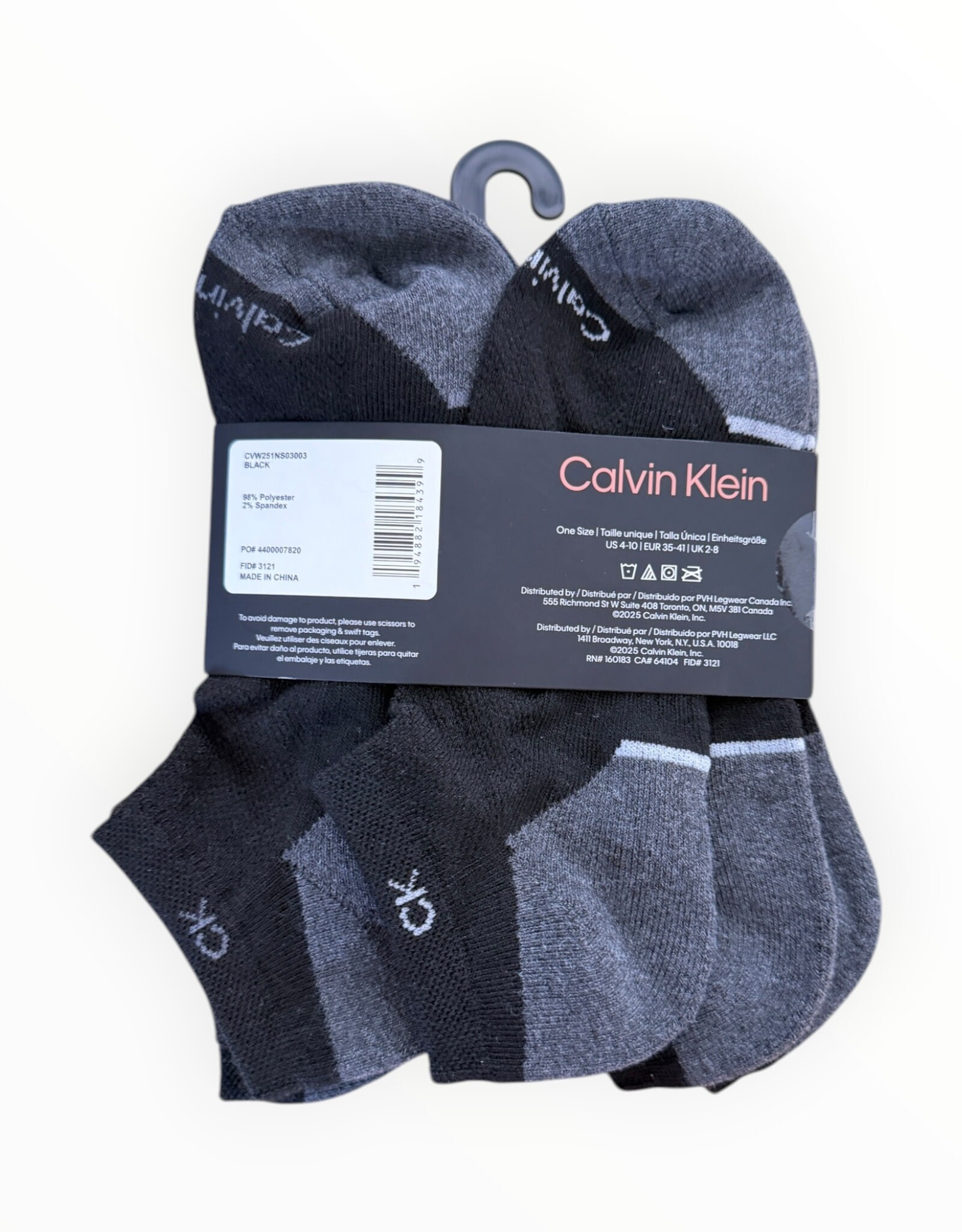 Calvin Klein Calvin Klein No Show Socks 6 Pairs