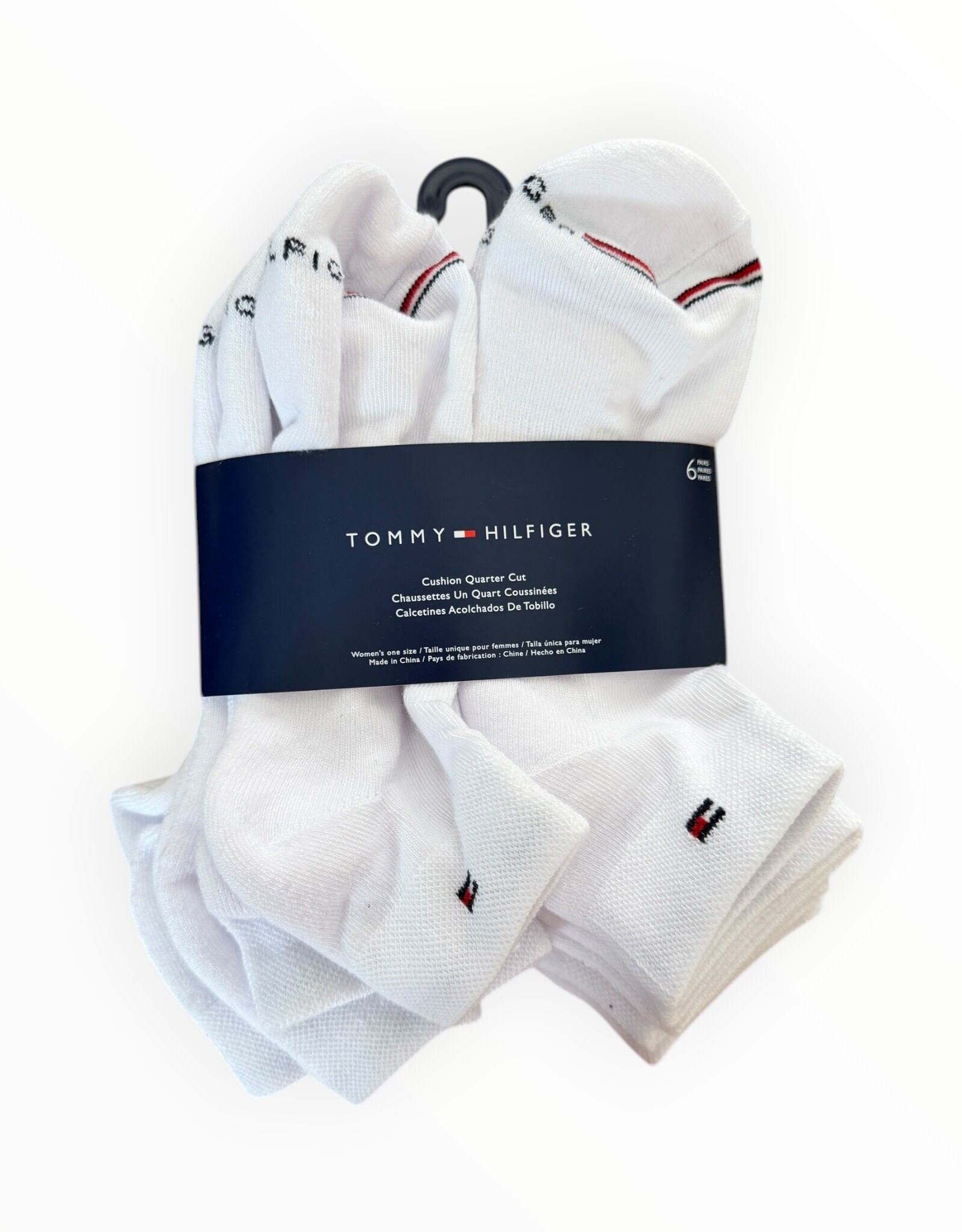 Tommy Hilfiger Tommy Hilfiger Cushion Quarter Cut Socks 6 Pairs