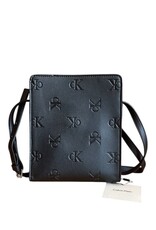 Calvin Klein Calvin Klein Embossed Leather Phone Crossbody